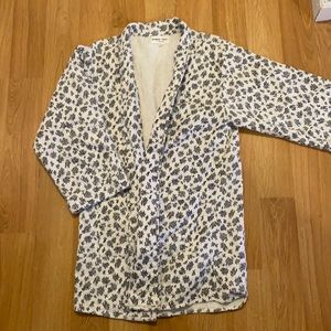 Clad and cloth Bobbie wren quilted sweater/jacket